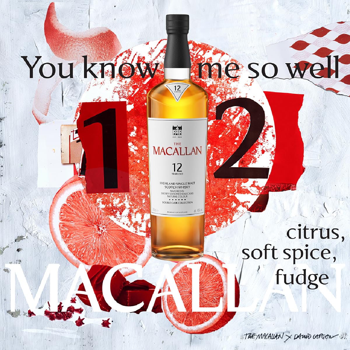Amazon.co.jp: The Macallan Double Casque 12 Years Suntory Single